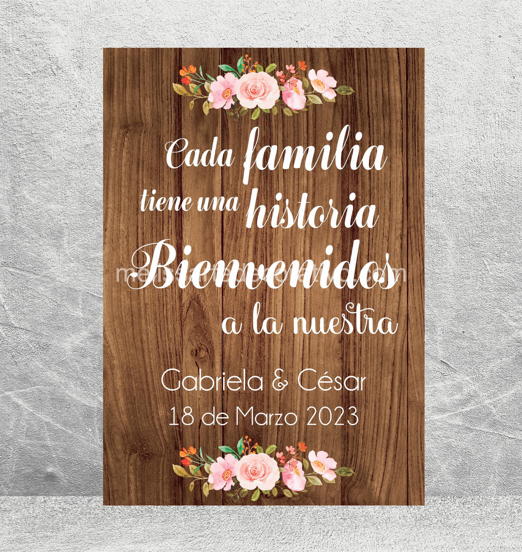 Bienvenidos Cada familia tiene una historia 🤩 Impreso