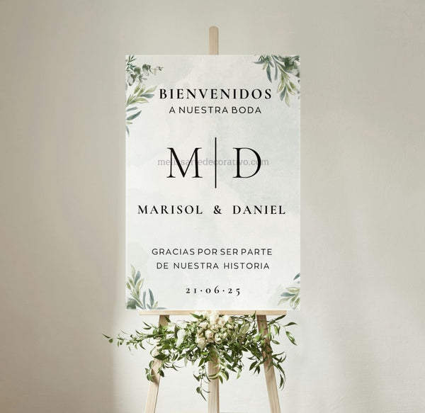 Bienvenida Personalizado 60x40cm 🤩