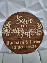 Cargar imagen en el visor de la galería, Save The Date Circular 💖 detalles resaltados
