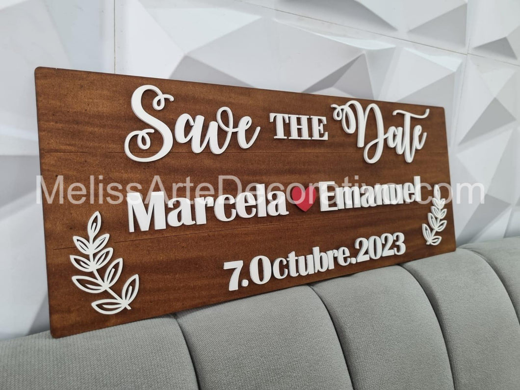 Save The Date 💖 detalles resaltados