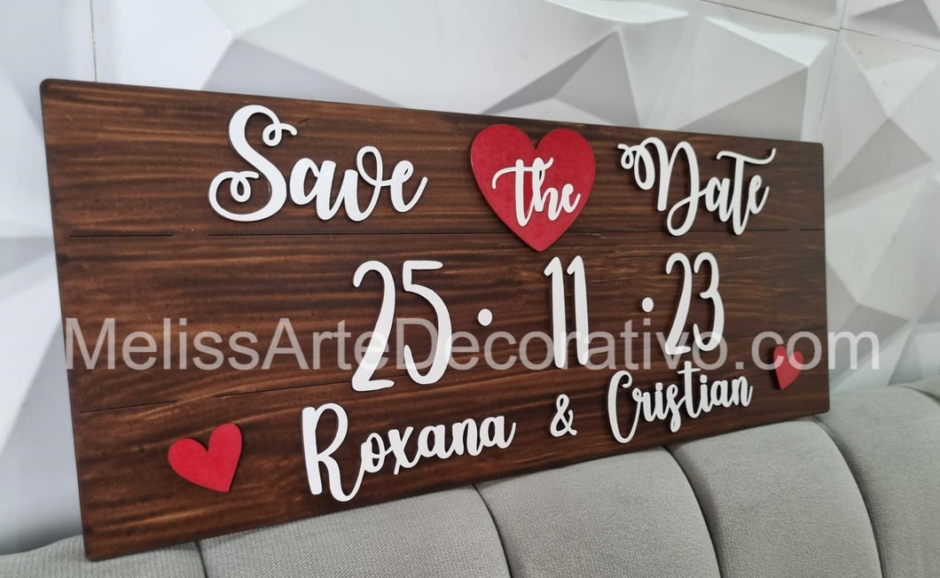 Save The Date 💖 detalles resaltados