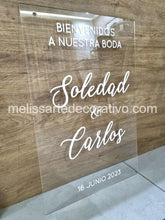 Cargar imagen en el visor de la galería, Letrero Bienvenida 💖  (Base NO incluida)
