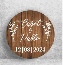 Cargar imagen en el visor de la galería, Save The Date Circular 💖 versión Impresa
