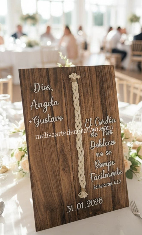 Letrero Cordón de 3 dobleces...  60x40cm 🤩