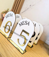 Cargar imagen en el visor de la galería, 1 Pieza de Número de Mesa
