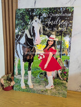 Cargar imagen en el visor de la galería, Bienvenida Personalizado con foto 💖 (Base NO incluida)
