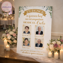 Cargar imagen en el visor de la galería, En honor / memoria 🕊️❤️ Letrero Impreso

