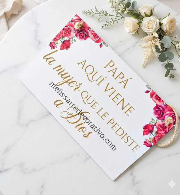 Pajecito Personalizado 40x25cm✨