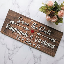 Cargar imagen en el visor de la galería, Save The Date en MDF — Letras Resaltadas
