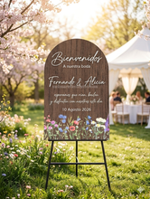 Cargar imagen en el visor de la galería, Bienvenidos a nuestra boda floral 🤩 Impreso
