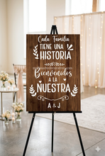 Cargar imagen en el visor de la galería, Bienvenidos Cada familia tiene una historia 🤩 Impreso BASE NO INCLUIDA
