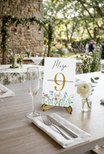 Cargar imagen en el visor de la galería, Set con 5 Números de Mesa 10x15cm

