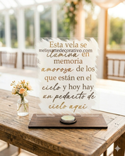 Cargar imagen en el visor de la galería, Esta vela se ilumina en memoria... 🕊️
