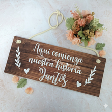 Cargar imagen en el visor de la galería, Pajecito Aquí comienza nuestra historia juntos✨ Impreso
