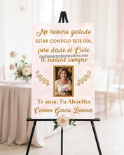 Cargar imagen en el visor de la galería, En honor / memoria 🕊️❤️ Letrero Impreso
