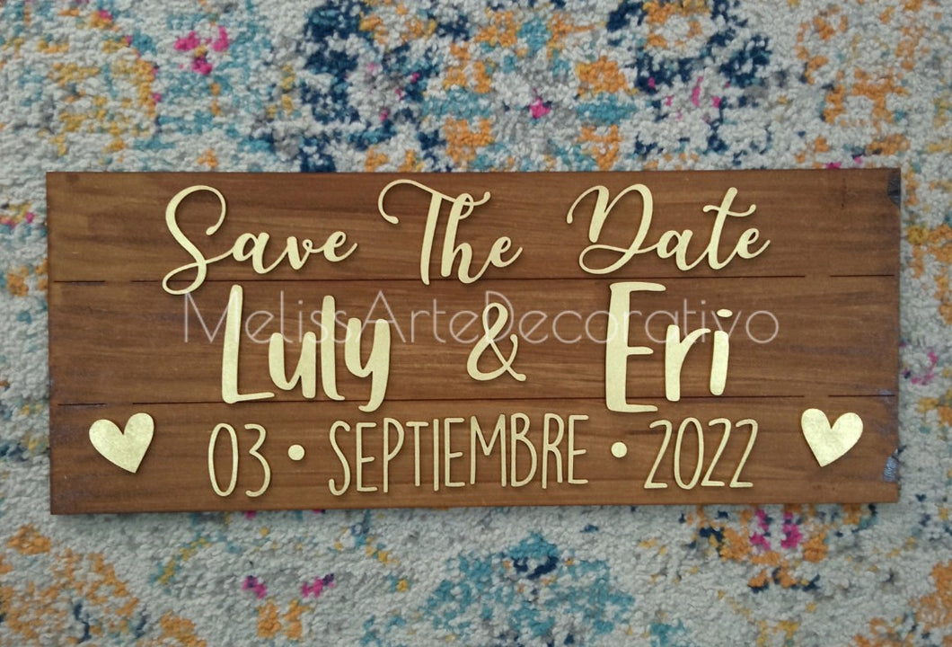 Save The Date 💖 detalles resaltados